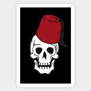 Moroccan Halloween Skull Magnet